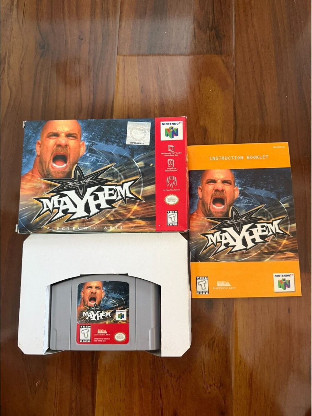 WCW Mayhem (Nintendo 64, 1999) CIB Complete